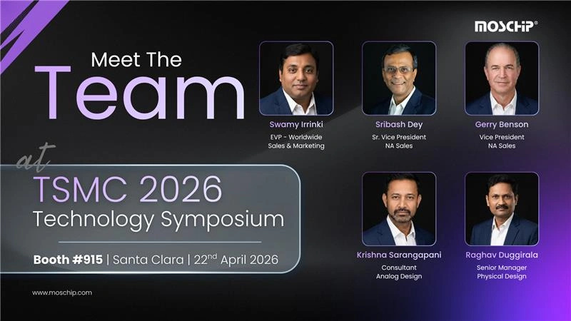 MosChip at TSMC 2026 - Technology Symposium - Santaclara - Meet the team