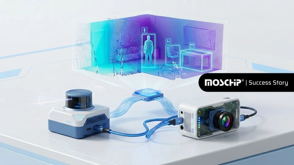 Portable building blocks for LiDAR and Camera sensor fusion_MosChip_Success Story