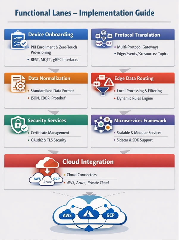 Open Source IoT Frameworks & How They Accelerate Intelligent Product Development- Functional Lanes - Implementation Guide - MosChip