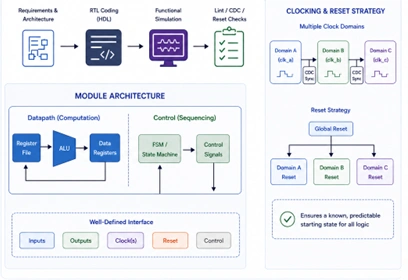 From RTL to Silicon A Practical View of the ASIC Design Flow_Figure 2 RTL Design and Architecture Flow_MosChip